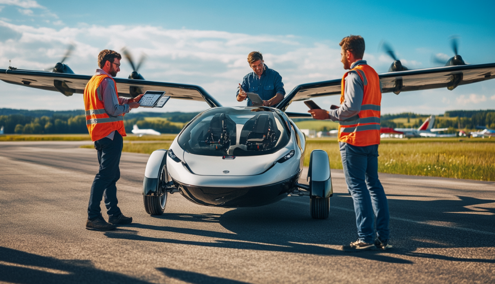 Die neue Ära: das Flugauto hebt ab