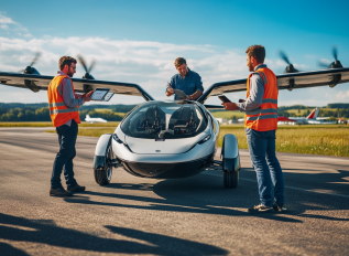 Die neue Ära: das Flugauto hebt ab