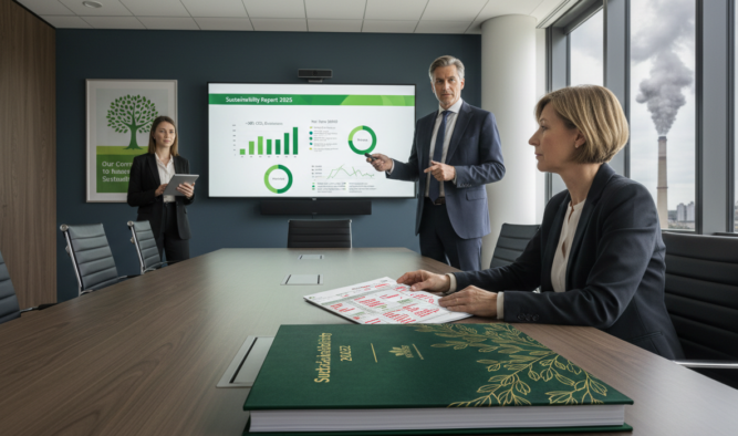 Klimarisiken in Bilanzen: Grüne Zahlen oder Greenwashing?