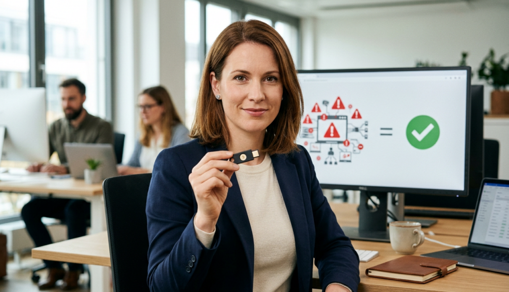 Wie eine Gründerin Cybersicherheit neu definierte