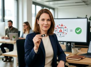Wie eine Gründerin Cybersicherheit neu definierte