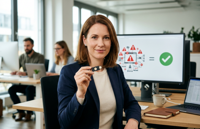 Wie eine Gründerin Cybersicherheit neu definierte