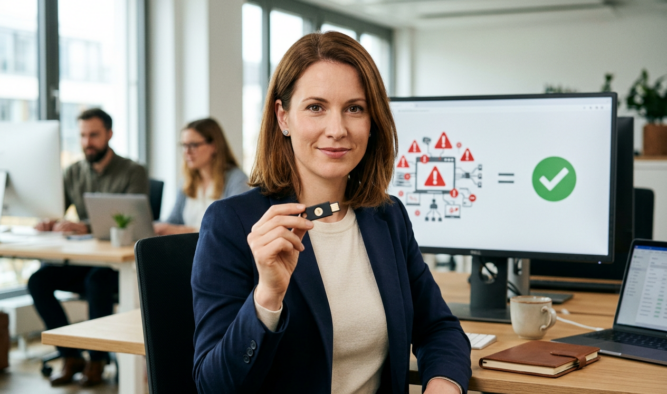 Wie eine Gründerin Cybersicherheit neu definierte