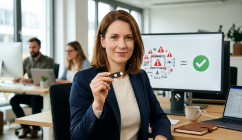 Wie eine Gründerin Cybersicherheit neu definierte